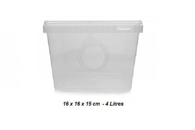 Boite plastique 4L avec aération drosoproof 