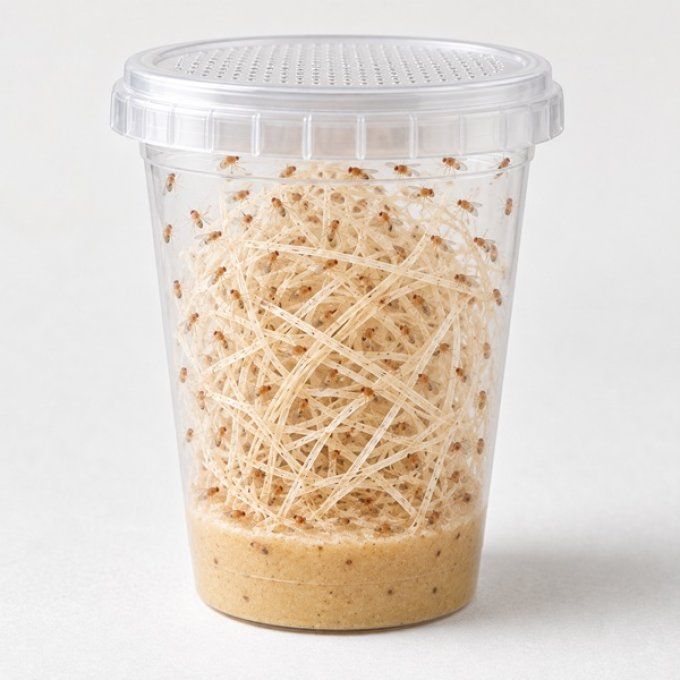 Boite drosophiles  melanogaster 520ml 