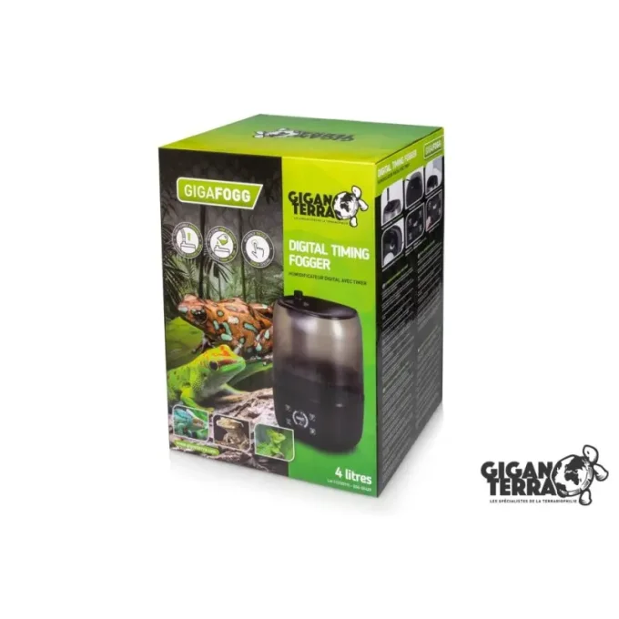 GIGA FOGG – Humidificateur Digital 4L avec Timer pour Terrarium