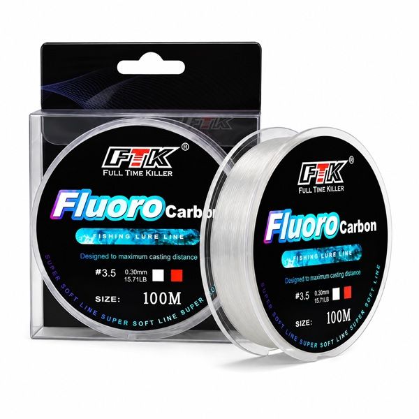 Ligne de pêche en fluorocarbone 100 m – FTK
