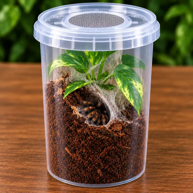 Kit d'élevage Araignées et Mygalons STARTER 1 L – Habitat modulable