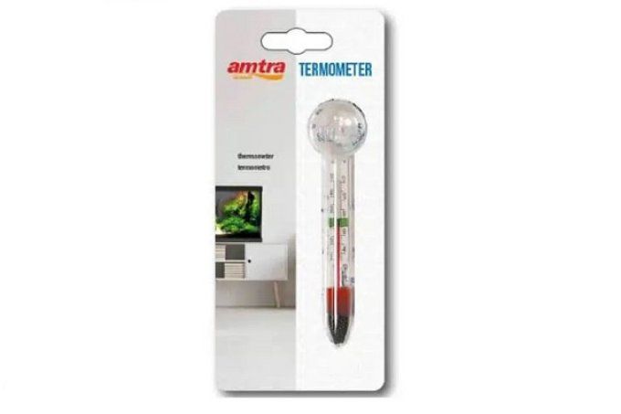 Thermomètre flottant + ventouse Amtra