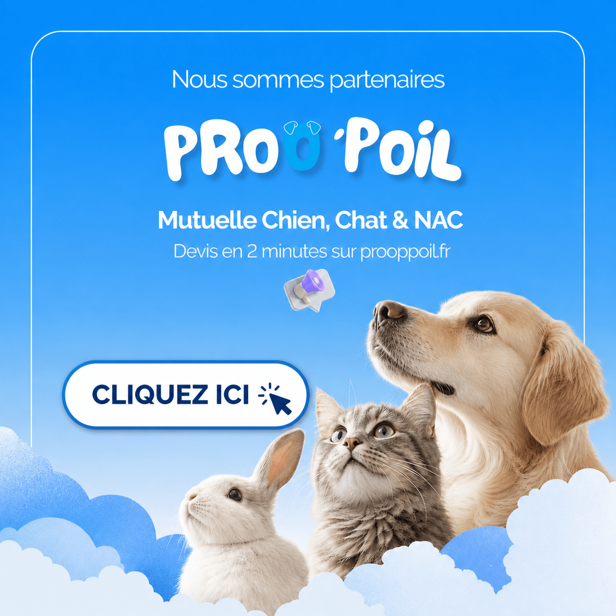 Mutuelle Chien, chat et NAC